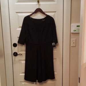 Fashion to Figure Black Flare Dress
